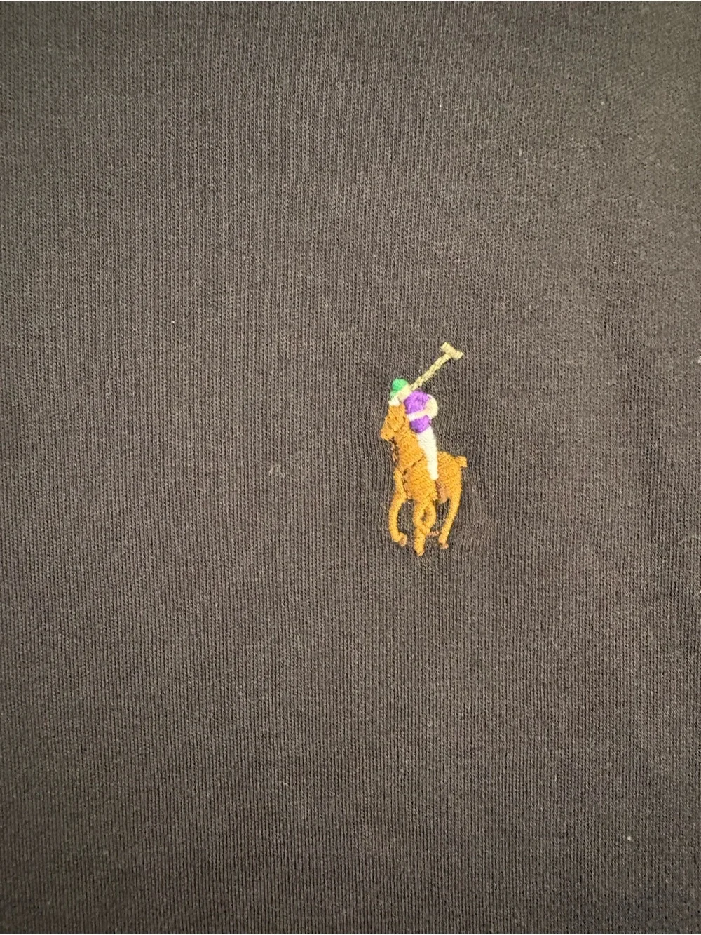 P olo Ralph Lauren 3XB Big Black Pima Cotton Polo Shirt Multicolor Pony